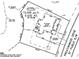 Site plan showing the property's location, proposed house and driveway layout, and relevant dimensions at 213 Preatonwood Dr, Apex, NC 27539