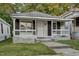 Charming single-story home featuring a cozy front porch and a well-maintained yard in a quiet neighborhood at 230 Park Ave, Rocky Mount, NC 27801