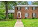 Classic brick home with a well-maintained lawn and inviting front entrance at 3027 Truitt Dr, Burlington, NC 27215