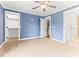 Bedroom with ample closet space and access to the bathroom and kitchen at 305 Georgetown Rd, Raleigh, NC 27608