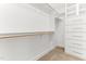 Walk-in closet featuring built-in shelving and drawers to keep your wardrobe well-organized and accessible at 305 Georgetown Rd, Raleigh, NC 27608