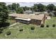 Beautiful aerial view of a single-Gathering home, showcasing its well-manicured lawn and inviting exterior at 403 E Mcpherson Dr, Mebane, NC 27302