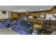 Cozy living room flowing into the kitchen and dining area at 403 E Mcpherson Dr, Mebane, NC 27302