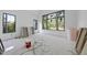 Bright room with many windows, tall ceilings and modern design at 5013 Coronado, Raleigh, NC 27609