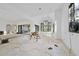 Bright open floor plan with a multitude of windows, tall ceilings and modern design at 5013 Coronado, Raleigh, NC 27609