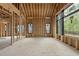 Spacious room framed with large windows offering great natural light in a new construction home at 5013 Coronado, Raleigh, NC 27609