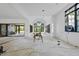 Bright open floor plan with a multitude of windows, tall ceilings and modern design at 5013 Coronado, Raleigh, NC 27609