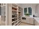 Spacious pantry features open shelving, counter space, and convenient organization at 5013 Coronado, Raleigh, NC 27609