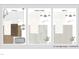 Design selection board showcases a kitchen and bath with detailed fixtures, finishes, and color schemes at 5060 Trotter Dr, Raleigh, NC 27603