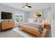 Nicely decorated bedroom featuring natural light and modern decor at 5408 Gunnette Dr, Raleigh, NC 27610