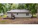 Back exterior view of home, showing the back of the house at 627 Gaslight Trl, Wendell, NC 27591
