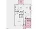 Layout showcases a kitchen, dining area, gathering room, and a 2-car garage at 673 Sun Meadow Dr, Wake Forest, NC 27587
