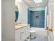Bathroom featuring a shower and bathtub combination with a vanity sink at 103 Red Cedar Pl, Chapel Hill, NC 27514