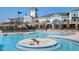 Stunning community pool area with ample lounge chairs for relaxing at 104 Spindle Dr, Durham, NC 27703