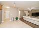 Open-concept living area with a view into other rooms, offering flexible living and entertaining at 110 Elmsford St, Durham, NC 27707