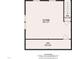 Upstairs floor plan for a home featuring a flex room, attic, and hall at 1311 Theodore Ln, Durham, NC 27703