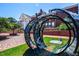 The public art installment in front of the Cary Arts Center at 1420 Seabrook Ave, Cary, NC 27511