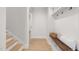 Inviting mud room with a convenient bench, storage hooks, and ample space at 18 W Academy St, Wendell, NC 27591