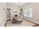 Bright home office with built-in shelving and natural light at 1817 Foxbrook Dr, Raleigh, NC 27603