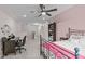 Bedroom featuring a desk area, soft carpet, and natural light at 1939 Mostyn Ln, Apex, NC 27502