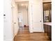 Hallway view to the kitchen and entry at 1950 Menet St, Apex, NC 27502