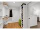 Spacious walk-in closet with built-in shelving and access to the bathroom at 2004 Flagstone Pl, Raleigh, NC 27612