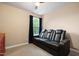 Bonus room with comfortable seating and a serene view at 202 Stonecreek Dr, Apex, NC 27539