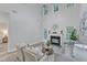 Bright living room with soaring ceilings, fireplace and abundant natural light at 220 Misty Groves Cir, Morrisville, NC 27560