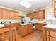 Well-equipped kitchen with ample counter space and classic cabinetry at 2371 Nc 210, Smithfield, NC 27577