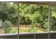 View from screened porch looking into backyard at 26 Rogerson Dr, Chapel Hill, NC 27517