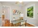 Office with art and lighting at 26 Rogerson Dr, Chapel Hill, NC 27517