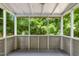 Covered porch showing white ceiling at 26 Rogerson Dr, Chapel Hill, NC 27517