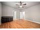 Open bedroom with hardwood floors at 325 Martin Luther King Jr Blvd, Raleigh, NC 27601