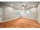 Bright room with hardwood floors, modern lighting, and natural light from the windows at 325 Martin Luther King Jr Blvd, Raleigh, NC 27601