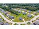 Residential neighborhood showcasing mature trees and a variety of home styles along winding streets at 367 Tayside St, Clayton, NC 27520
