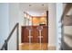 View of the kitchen area featuring a breakfast bar with seating at 3910 Somerset Dr, Durham, NC 27707