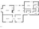 Detailed floorplan showcasing the layout of the living room, kitchen, bedrooms, and bathrooms at 4272 Boyd Wright Rd, Burlington, NC 27215