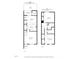 Detailed floor plan showcasing the layout of the home's two stories at 46 Sparger Springs Ln, Durham, NC 27705