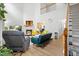 Bright living room with high ceilings, fireplace, and hardwood floors at 4705 Royal Troon Dr, Raleigh, NC 27604