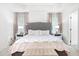Serene bedroom featuring a comfortable bed, side tables with lamps, and soft colors at 4705 Royal Troon Dr, Raleigh, NC 27604