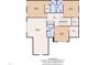 Second floor plan displaying bedrooms and bonus room dimensions, plus baths and walk-in closets at 5100 Schellinger, Raleigh, NC 27612