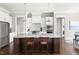 Modern kitchen with a center island, stainless steel appliances, and a sleek design at 5100 Schellinger, Raleigh, NC 27612