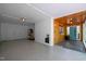 This expansive garage area with an inviting entry has high ceilings and tons of potential at 800 Shady Lawn Rd, Chapel Hill, NC 27514