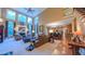 Bright and open living room with high ceilings, fireplace, and staircase at 99 Grassy Creek Way, Chapel Hill, NC 27517