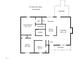 Floor plan showcasing the layout of the home, including the kitchen, bedrooms, and living room at 101 Kristina Dr, Selma, NC 27576