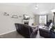 Inviting living room features a fireplace, vaulted ceilings and comfortable seating at 101 Kristina Dr, Selma, NC 27576