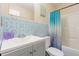 Bathroom featuring a vanity sink, toilet and shower/tub at 109 D A King Dr, Willow Springs, NC 27592