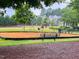 Swings and playground area in a well-maintained community park at 136 Shadow Hawk Dr, Durham, NC 27713