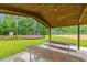 Community park featuring picnic tables, playground, baseball field, and green space at 1984 Sadler Ave, Creedmoor, NC 27522