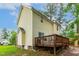 Exterior of the home featuring a deck, yard, and classic siding at 1984 Sadler Ave, Creedmoor, NC 27522